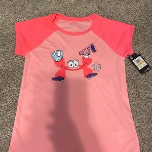 Under Urmor T shirt for girl. New. Size 6x